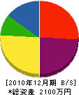 坂本建築工房 貸借対照表 2010年12月期