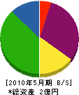 松江組 貸借対照表 2010年5月期