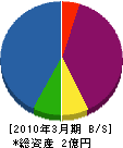 豊正工業 貸借対照表 2010年3月期