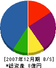 吉田石材工業 貸借対照表 2007年12月期