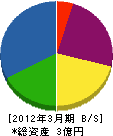 東栄土木 貸借対照表 2012年3月期