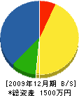 松井設備 貸借対照表 2009年12月期