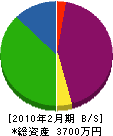 山田塗装 貸借対照表 2010年2月期