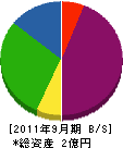 テクノ神尾 貸借対照表 2011年9月期