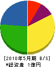 石沢組 貸借対照表 2010年5月期
