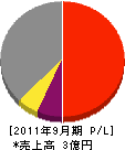 本田工務店 損益計算書 2011年9月期