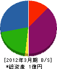 タケムラ 貸借対照表 2012年3月期