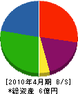 関東実技 貸借対照表 2010年4月期