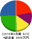 鎌倉電機商会 貸借対照表 2010年8月期