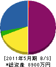 トライド・ジャパン 貸借対照表 2011年5月期