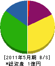 西嶋建設 貸借対照表 2011年5月期