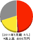 島田建設 損益計算書 2011年5月期