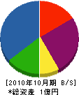 平山組 貸借対照表 2010年10月期