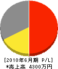 小松工務店 損益計算書 2010年6月期