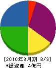 岩手県南運輸 貸借対照表 2010年3月期