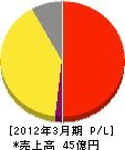 日本パナユーズ 損益計算書 2012年3月期