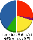 日本アイ・ビー・エム 貸借対照表 2011年12月期