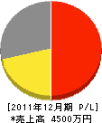 木村塗装 損益計算書 2011年12月期