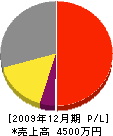 阪田恵樹園 損益計算書 2009年12月期