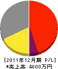 須藤工業所 損益計算書 2011年12月期