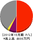 鈴木ポンプ店 損益計算書 2012年10月期