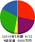 菊谷工建 貸借対照表 2010年5月期