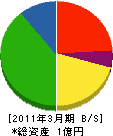 齋藤工業 貸借対照表 2011年3月期