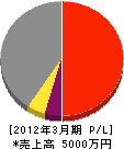 金沢建築事業（同） 損益計算書 2012年3月期