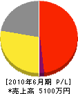 丸喜玉田工業 損益計算書 2010年6月期