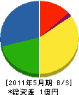 松井 貸借対照表 2011年5月期