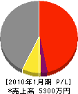 細田工務店 損益計算書 2010年1月期