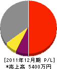 石井総合設備 損益計算書 2011年12月期
