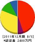 藤電気工事 貸借対照表 2011年12月期