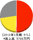東京リハウスカンパニー 損益計算書 2012年3月期