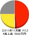 中村電工 損益計算書 2011年11月期