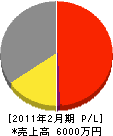 大沢電気 損益計算書 2011年2月期