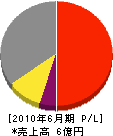 田中鉄工所 損益計算書 2010年6月期