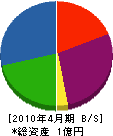 藤井建設 貸借対照表 2010年4月期