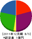 小坂工務店 貸借対照表 2011年12月期
