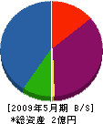 町田工務店 貸借対照表 2009年5月期