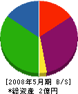 武藤組 貸借対照表 2008年5月期