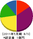 中庄工場 貸借対照表 2011年5月期