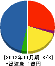 鎌倉建材 貸借対照表 2012年11月期