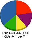 東京防災設備 貸借対照表 2011年6月期