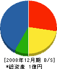 梶山組 貸借対照表 2008年12月期
