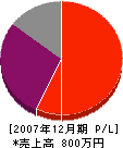 和田工業 損益計算書 2007年12月期