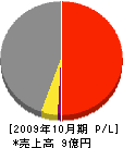 藤井製材所 損益計算書 2009年10月期