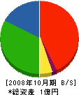 村田土建 貸借対照表 2008年10月期