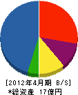 山幸 貸借対照表 2012年4月期