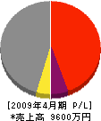 西塚工務店 損益計算書 2009年4月期